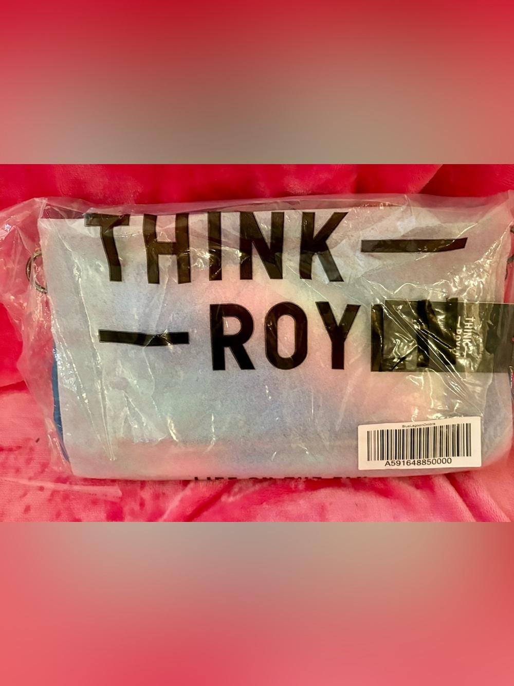 THINK ROYLN Pastel Rainbow Quilted Crossbody with Blue Trim - Picture 6 of 7